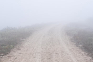 dusty dirt road
