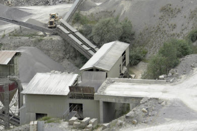 rock crusher building